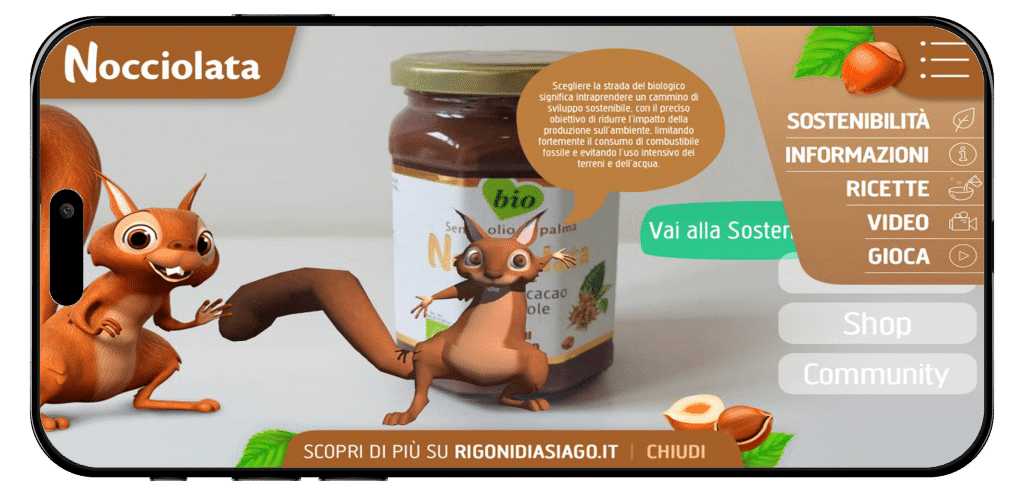 AR Experience per Rigoni di Asiago