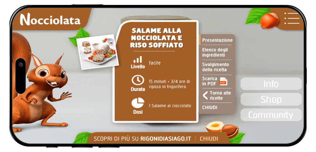 AR Experience per Rigoni di Asiago